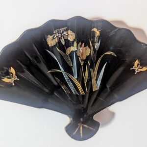 Sleek Black and Gold Jewelry Organizer with Multiple Compartments